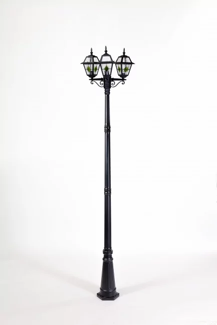 Фото Фонарный столб FARO lead GLASS 91110B lgG 18 Bl (ip44, 300Вт) от магазина TopDiod.ru