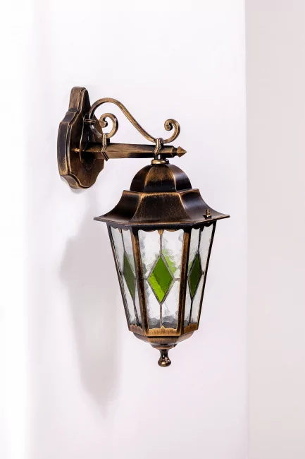 Фото Фасадный фонарь PETERSBURG lead GLASS 79802lg Gb (ip44, 100Вт) от магазина TopDiod.ru