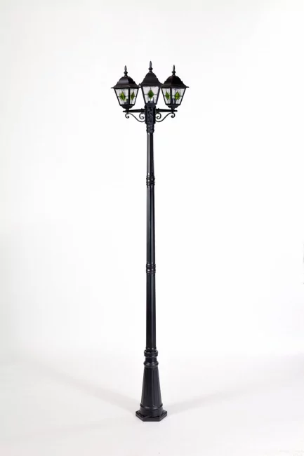 Фото Фонарный столб QUADRO M lead GLASS 79910MBlgG 18 Bl (ip44, 300Вт) от магазина TopDiod.ru