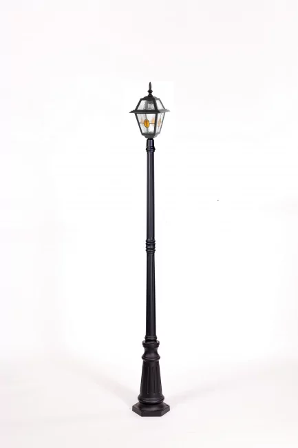Фото Фонарный столб FARO lead GLASS 91109 lgY Bl (ip44, 100Вт) от магазина TopDiod.ru
