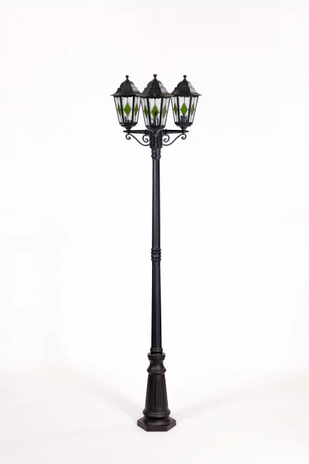 Фото Фонарный столб PETERSBURG lead GLASS 79809lgB Bl (ip44, 300Вт) от магазина TopDiod.ru