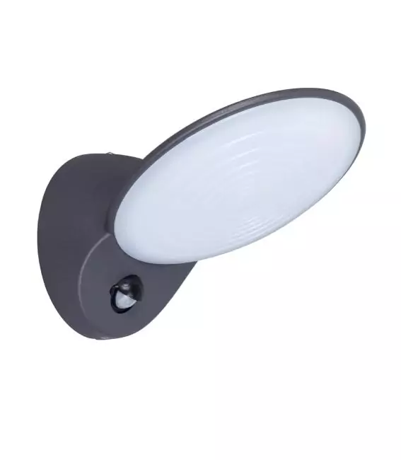 Фото Светодиодный светильник SIDNEY LED W1896-PiR-3K Gr (ip44, 540Лм, 9Вт) от магазина TopDiod.ru