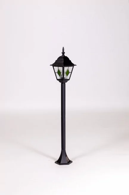 Фото Садовый фонарь QUADRO M lead GLASS 79906MlgG Bl (ip44, 100Вт) от магазина TopDiod.ru
