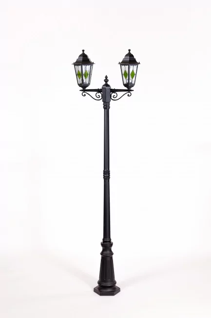 Фото Фонарный столб PETERSBURG lead GLASS 79809lgA Bl (ip44, 200Вт) от магазина TopDiod.ru