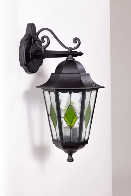 Фото Фасадный фонарь PETERSBURG lead GLASS 79802lg Bl (ip44, 100Вт) от магазина TopDiod.ru