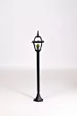 Садовый фонарь FARO lead GLASS 91106 lgG Bl (ip44, 100Вт)