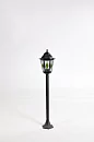 Садовый фонарь PETERSBURG lead GLASS 79806lg Bl (ip44, 100Вт)