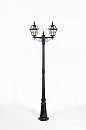 Фонарный столб FARO lead GLASS 91109A lgY Bl (ip44, 200Вт)