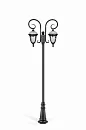 Фонарный столб St.LOUIS L 89110LA/18/B Bl мат/тр (ip44, 200Вт)