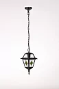 Светильник уличный подвесной FARO lead GLASS 91105 lgG Bl (ip44, 100Вт)