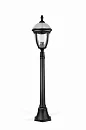 Садовый фонарь St.LOUIS L 89107L Bl тр/тр (ip44, 100Вт)