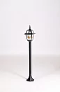 Садовый фонарь FARO lead GLASS 91106 lgY Bl (ip44, 100Вт)
