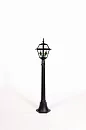 Садовый фонарь FARO lead GLASS 91107 lgG Bl (ip44, 100Вт)